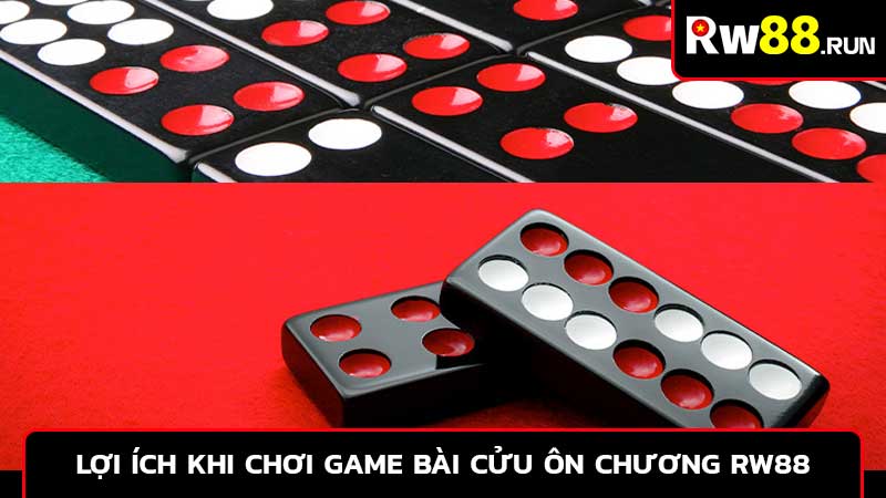 Lợi ích khi chơi game bài Cửu ôn chương Rw88